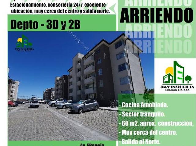 JMV Inmobilia ARRIENDA Depto. Cond. Cumbres Chillán