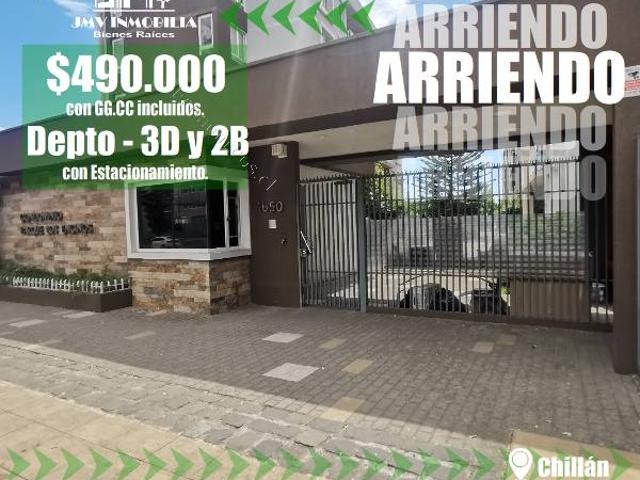 JMV Inmobilia ARRIENDA Depto. 3D y 2B con
