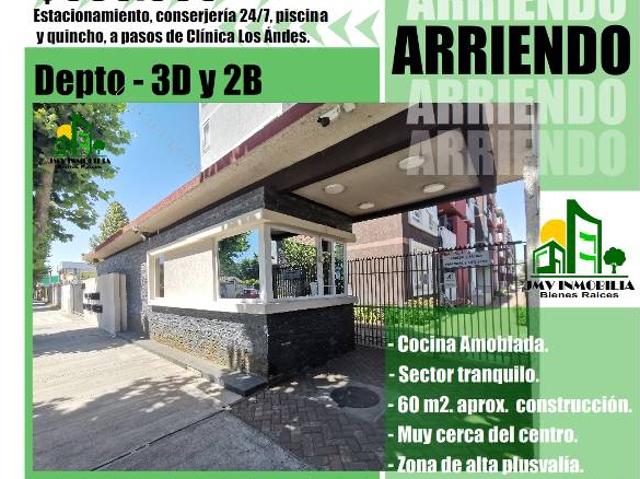 JMV Inmobilia ARRIENDA Depto. 3D 2B Cond. Schleyer Chillán
