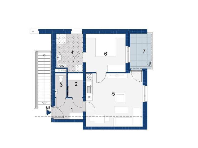 Junges Wohnen | geförderte Wohnung | Balkon und Loggia | Haus 1 | Top 8