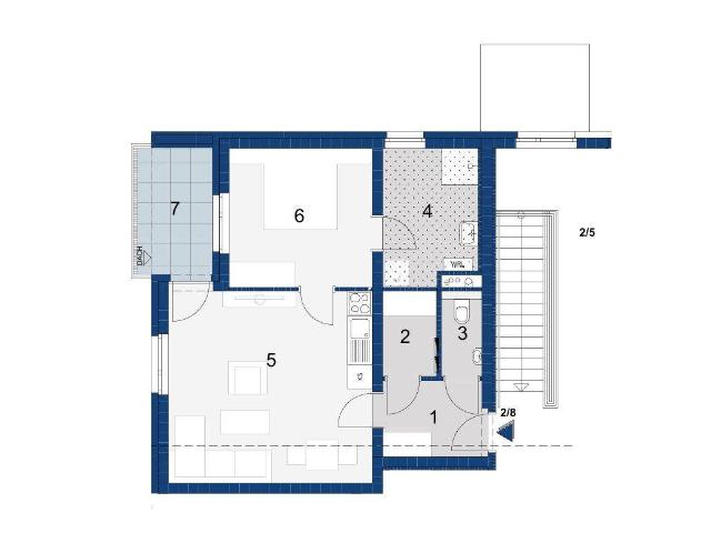Junges Wohnen | geförderte Wohnung | Balkon und Loggia | Haus 2 | Top 8