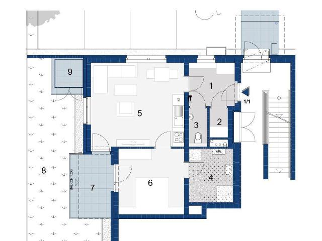 Junges Wohnen in Föhrenau | geförderte Gartenwohnung | Haus 1 | Top 1