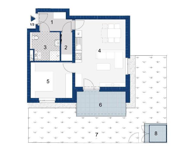 Junges Wohnen in Föhrenau | geförderte Wohnung | Garten + Terrasse | Haus 1 | Top 3