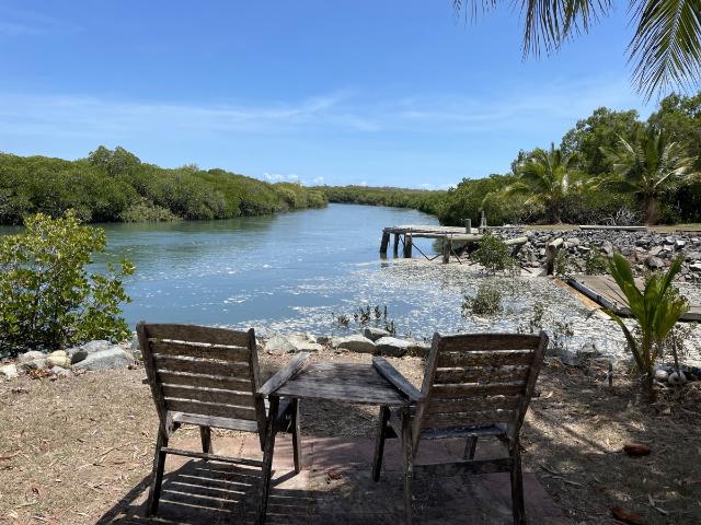 Just out from your front yard McCreadys Creek and boat ramp