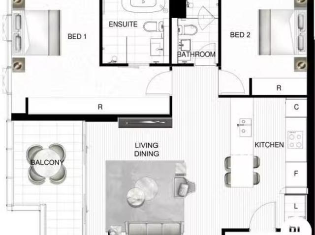 For Rent! 2 BR 1509/160 Logan Road, Woolloongabba Apartment fo.