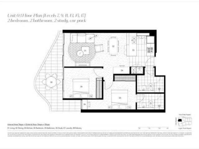 Unique 2 BR 903/62 Logan Road, Woolloongabba Apartment for ren.