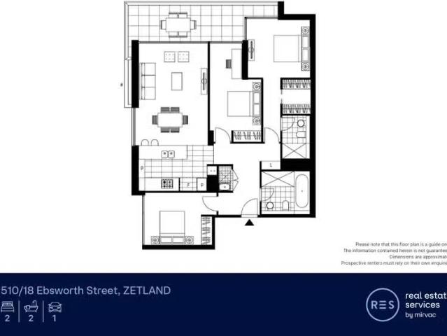 Cozy 510/18 Ebsworth Street, Zetland NSW 2017