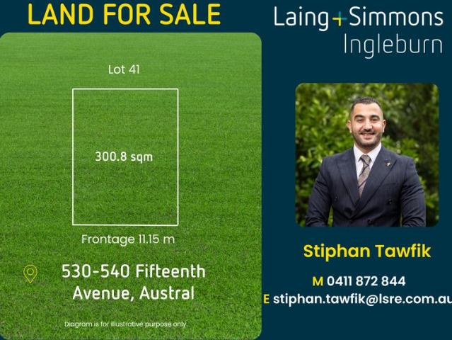 JUST LISTED! Contact Stiphan Tawfik 0411 872 844