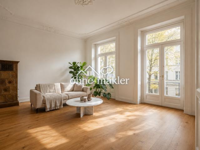 Juwel am Hanauer Schlossgarten: Top sanierte 4 Zi Altbauwohnung Provisionsfrei