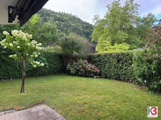 K3 Gartenwohnung am Millstätter See mit Zweitwohnsitz und drei Parkplätzen absolute Seenähe
