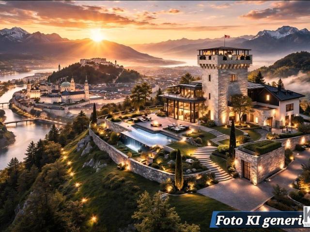 K3 Stilvolle, historische Villa in ruhiger Bestlage von Salzburg mit weitläufigem, parkähnlichem Grundstück