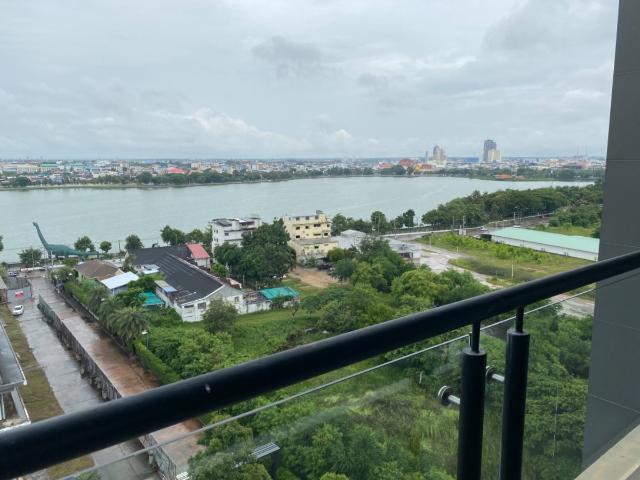 K1165ให้เช่าคอนโดกันยารัตน์ เลควิว คอนโดตรงข้ามบึงแก่นนคร เมืองขอนแก่นเฟอร์ครบ ระดับ Luxury