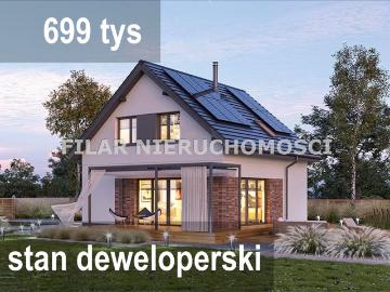 Dom z 4 sypialniami, ogrzewanie podłogowe, taras