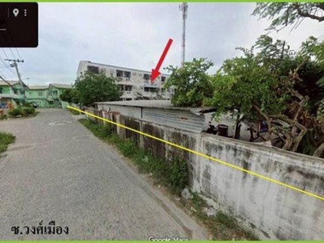 ขายถูก อพาร์ทเม้นท์ 3 ชั้น 50 ห้อง บนที่ดิน 1 ไร่ ใกล้นิคมฯบางปู