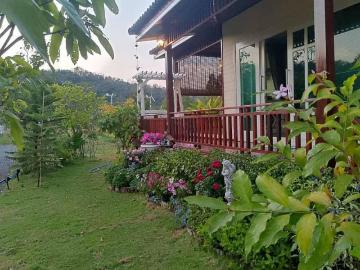 ขายถูกมาก! บ้านสวนวิวภูเขา ขนาด 1 ไร่ แต่งสวยเฟอร์ครบพร้อมอยู่ อ.กบินทร์บุรี จ.ปราจีนบุรี ใกล้เครือสหพัฒน์ 5 ก.ม
