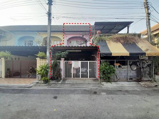 ขายทาวน์เฮ้าส์ หมู่บ้านอัญชลี สนามบินน้ำ ใกล้รถไฟฟ้า 2 สาย ทั้งสายสีชมพู สถานีสามัคคี และ สายม่วง สถานีแยกนนทบุรี1 พื้นที่ 16