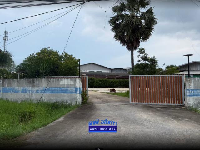 ขายที่ดินพร้อมโรงงานและสิ่งปลูกสร้างติดถนนมาลัยแมน เลขที่ทรัพย์: S1069