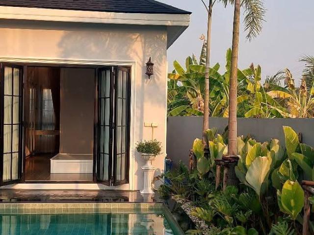 ขาย Victoria Pool Villa By BEDFORD อำเภอสารภี เชียงใหม่ ใกล้ รพ.สารภี ตกแต่งแล้วบางส่วน H411 T.0946511