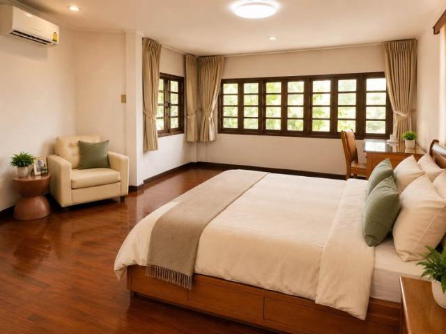 ขาย บ้านเดี่ยว 2 ชั้น สัมมากร รามคำแหง 112 สไตล์ Tropical Chic แปลงใหญ่ 120 ตร.วา บรรยากาศร่มรื่น ความเป็นส่วนตัวสูง