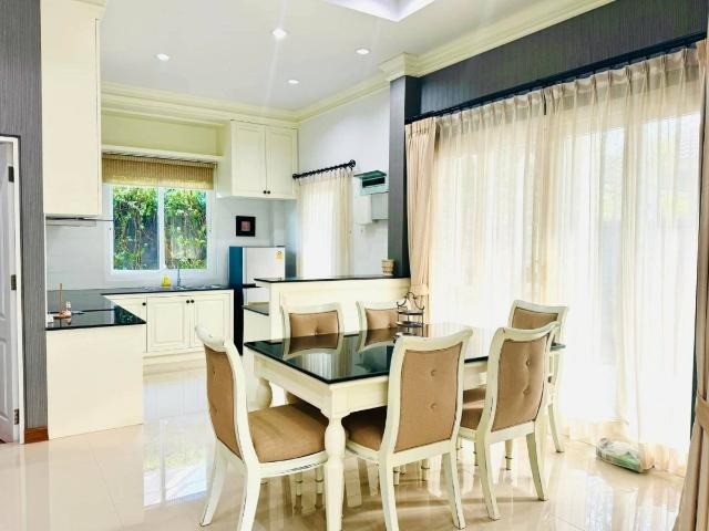 ขายบ้านเดี่ยวชั้นเดียว ในโครงการแสนสราญ 4 เดอะ เบลล่า หางดง เชียงใหม่ เฟอร์นิเจอร์ครบ H489 T.0946511