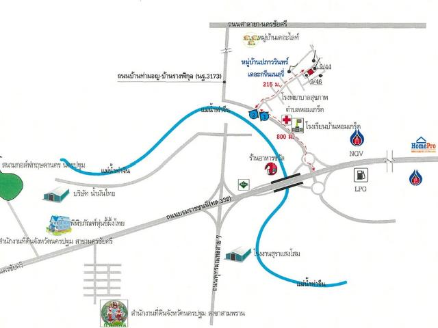 ขาย บ้านเดี่ยว หมู่บ้านปภาวรินทร์ เดอะกรีนเนอรี่ Paphawarin The Greenery