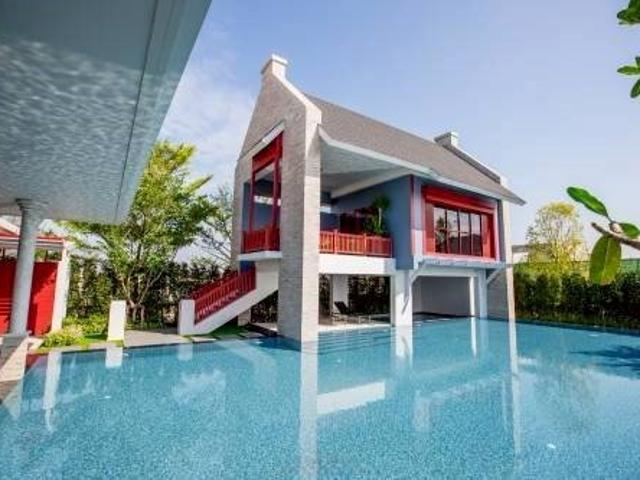ขายบ้านเดี่ยว โครงการ Villaggio ปิ่นเกล้า–ศาลายา เนื้อที่ 60.6 ไร่ ตรว 130.00 ตรม. 3 ห้องนอน 3 ห้องน้ำ