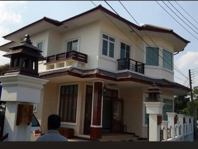 ขายบ้านเดี่ยวสองชั้น 3 ห้องนอน 3 ห้องน้ำ โซนแม่แฝก อ.สันทราย จ.เชียงใหม่ เฟอร์นิเจอร์ครบ H421 T.0946511