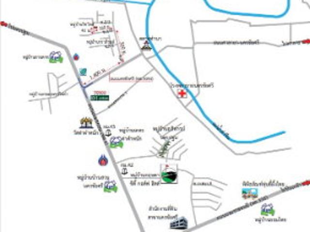 ขาย บ้านแฝด 2 ชั้น หมู่บ้านริชวิลล์ Rich Ville ใกล้ MRT คลองบางไผ่