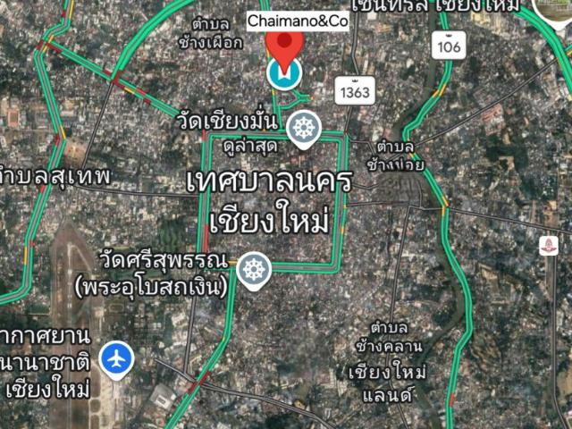 ขายบ้านพร้อมที่ดิน 160 ตรว.ใจกลางเมืองเชียงใหม่ ผังแดง สำหรับสร้างโรงแรม โฮสเทล อพาร์ทเม้นท์ ใกล้ตลาดช้างเผือก ประตูช้างเผือก