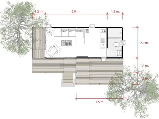 ขายบ้านสำเร็จรูป บ้านโมดูลาร์ สตูดิโอ 1ห้องน้ำ และระเบียงในตัว รับสร้างทั่วประเทศ