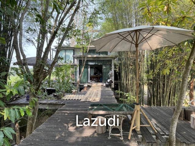 ขายบ้านสวย 2 หลังพร้อมที่ดิน 7 ไร่วิวภูเขา ในอ.แม่สาย
