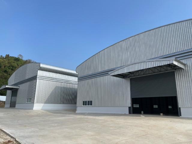 ขาย เช่าโรงาน โกดังสร้างใหม่ 2หลัง ขนาด3,000ตร.ม. ตรงข้ามนิคมอมตะชลบุรี บ้านบึง