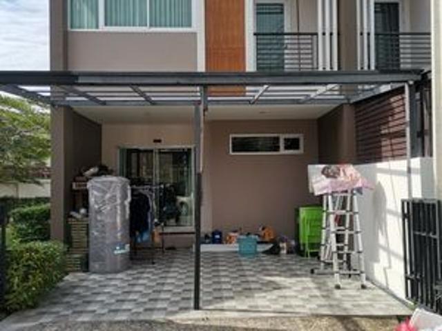 ขายด่วนทาวน์เฮ้าส์ 2 ชั้นหลังต้นโครงการ หมู่บ้านราชพฤกษ์ สุวรรณภูมิ ลาดกระบัง เฟส5 ซอยฉลองกรุง61 พื้นที่ 61 ตารางวา