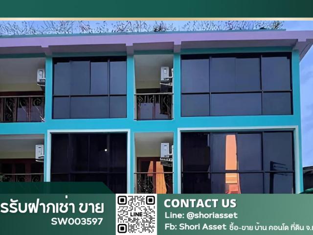 ขายเกสต์เฮ้าส์ย่านสันติธรรม ช้างเผือก 3 ชั้น 10 ห้องพัก น้ำไม่ท่วม อยู่ใกล้วงเวียนห้าแยกสันติธรรม, เฮือนม่วนใจ๋ One nimman และ Maya shopping SW003597