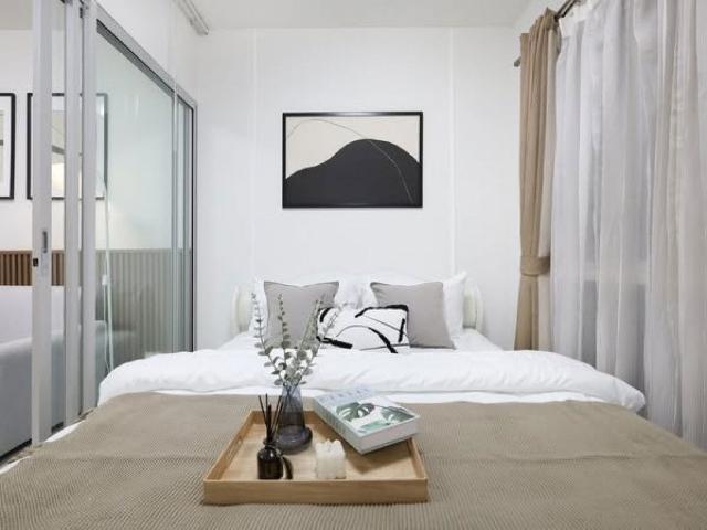 ขาย คอนโด plum condo บางใหญ่ station 23 ตรม. ชั้น1 อาคาร E ห้องรีโนใหม่เอี่ยม