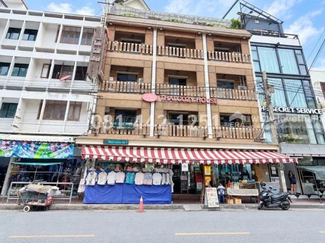 ขายโรงแรม 6 ชั้น ถนนตานี โรงแรมยอดนิยม ย่านข้าวสาร พื้นที่ 72.5 ตรว. ราคา250 ล้านบาทผู้เช่าเต็มตลอด คุ้มค่าแก่การลงทุน!