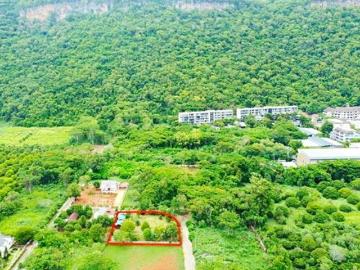 เขาใหญ่ หมูสี ที่ดินวิวภูเขา 360 องศา บ้านน็อคดาวน์ 3 หลัง 1 ไร่ 23 ตร.ว. ใจกลาง ปากช่อง กรีนเนอรี่ รีสอร์ท 500 ม