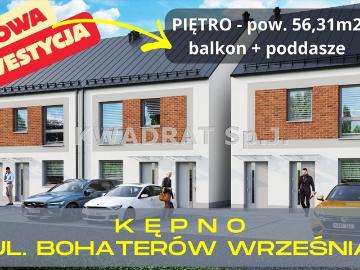 Nowoczesne 3 pokojowe mieszkanie z ogródkiem lub poddaszem