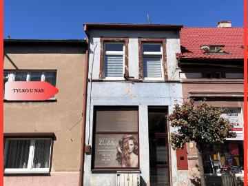 Kamienica z dochodowym lokalem i mieszkaniem w centrum Kcyni
