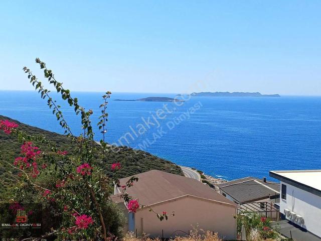 Kaş Ta Full Deniz Manzaralı Satılık Arazi Ve 2+1 Ev