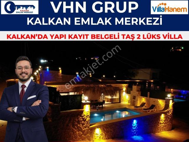 Kaş Kalkan'da Yapı Kayıt Belgeli Taş Konsept 2 Lüks Villa