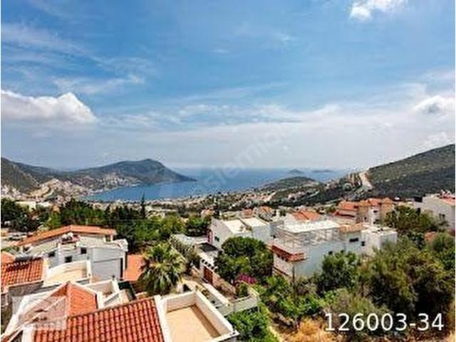KAŞ KALKANDA FUL DENİZ MANZARALI SERİNLEME HAVUZLU APART VİLLA