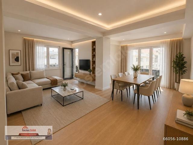 KAÇMAZ'DAN Küçükyalı'da Cadde Üzeri Ön Köşe Cepheli 2+1