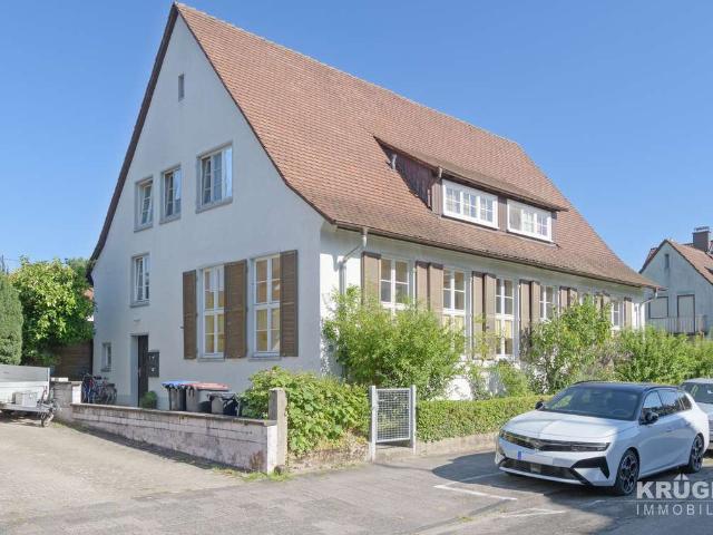 KA Rüppurr | Denkmalobjekt mit Entwicklungspotenzial 2 Wohnungen, Büro und Gewerbeeinheit