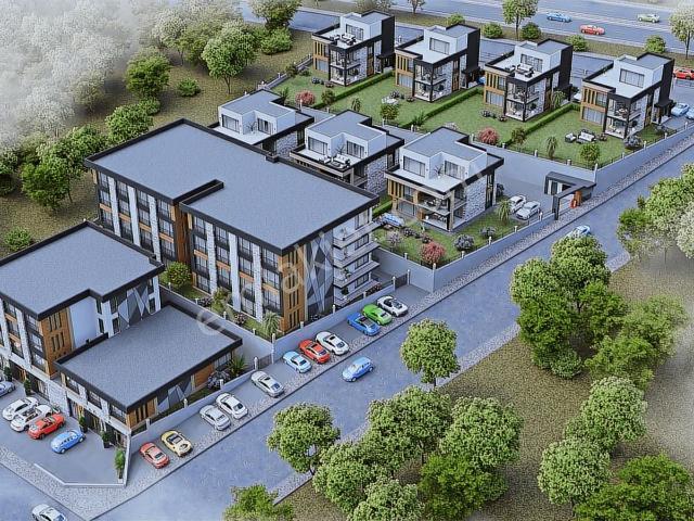Kabaoğlu'nda Site İçinde Sıfır 88m2 1+1 Önü Açık Çatı Dubleks