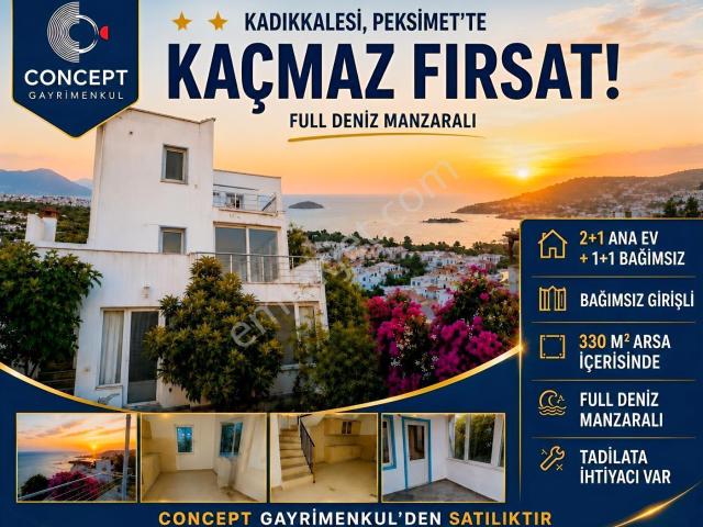 Kadıkalesi Peksimet'te Satılık Villa