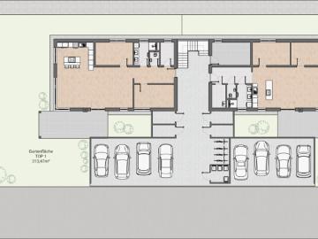 Kaiserallee Grafenstein Gartenwohnung Baukörper K2 Top 2 EG