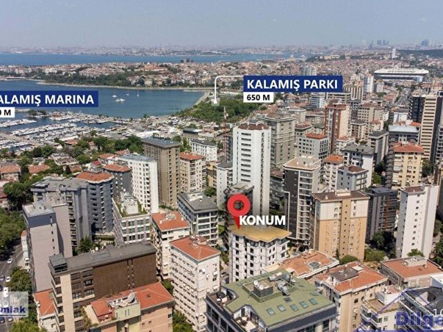 Kalamış Sahilde 3+1 Sıfır lüks bahçe kullanımlı Satılık daire