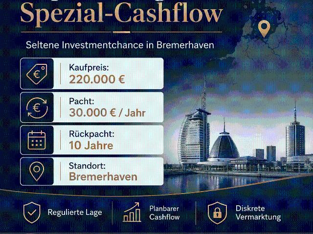 Kapitalanlage mit seltenem Spezial Cashflow in Bremerhaven