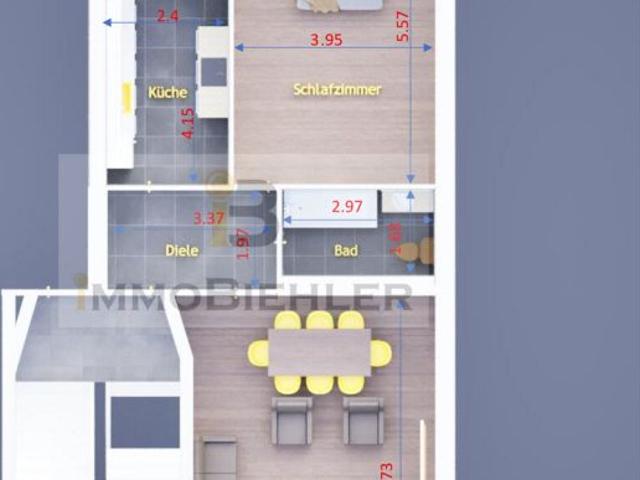 Kapitalanlage Neustadt Süd: vermietet, Indexmiete – 2 Zi. am Volksgarten
